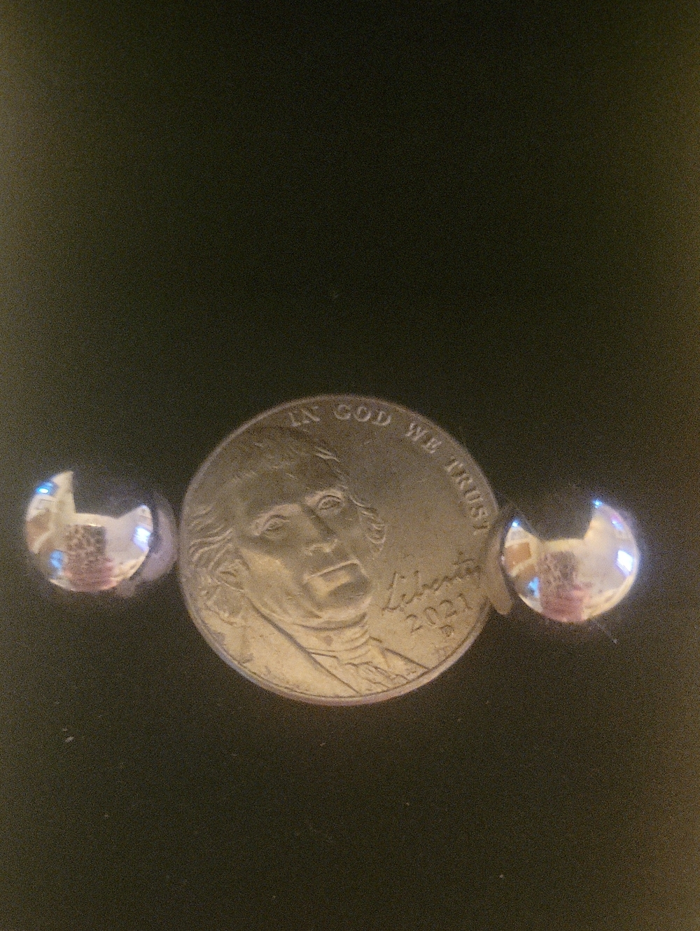 Large Classic Sterling Silver Ball Stud Earrings - Silver